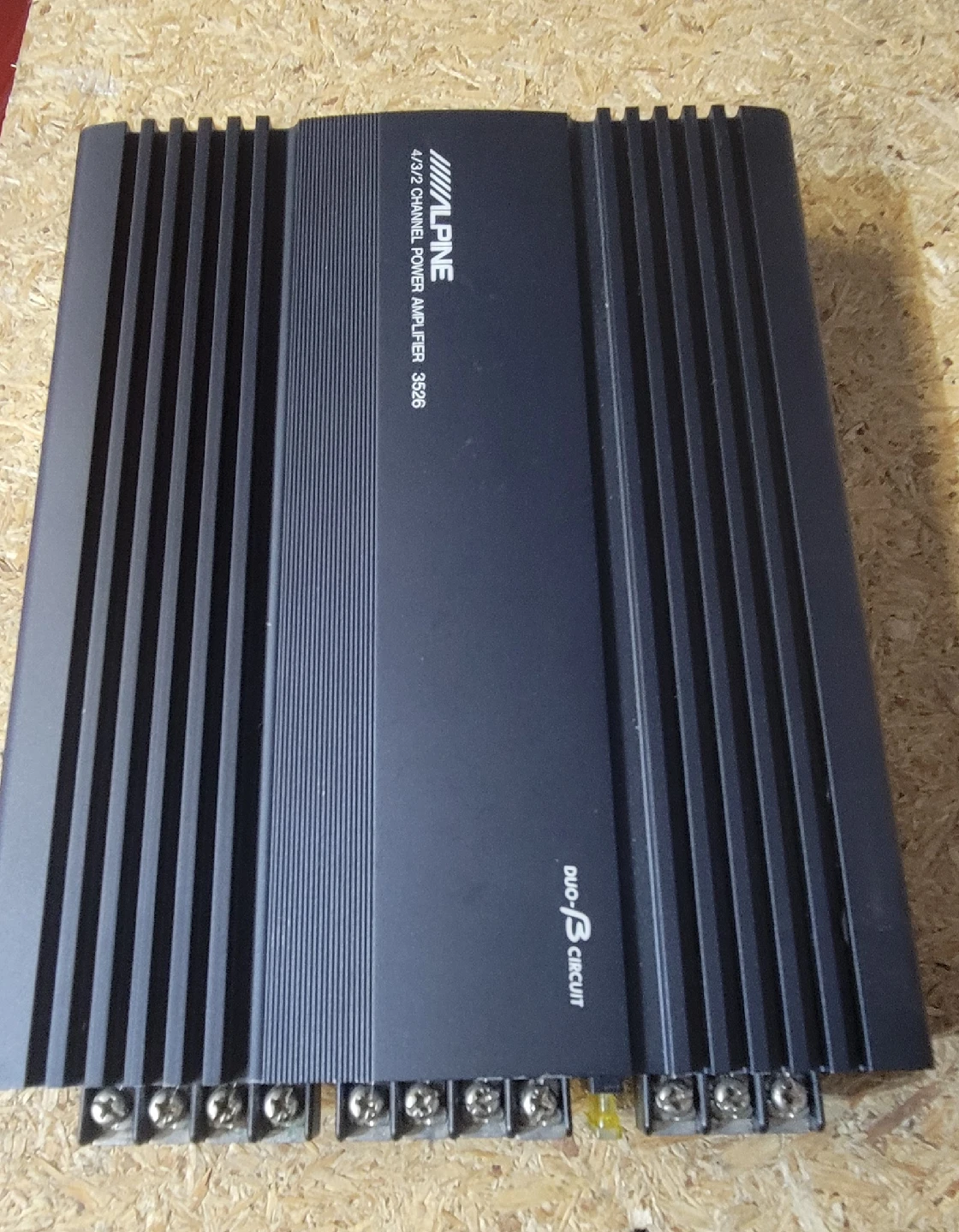 Alpine 4/3/2 Channel Power Amplifier 3526 - photo 3