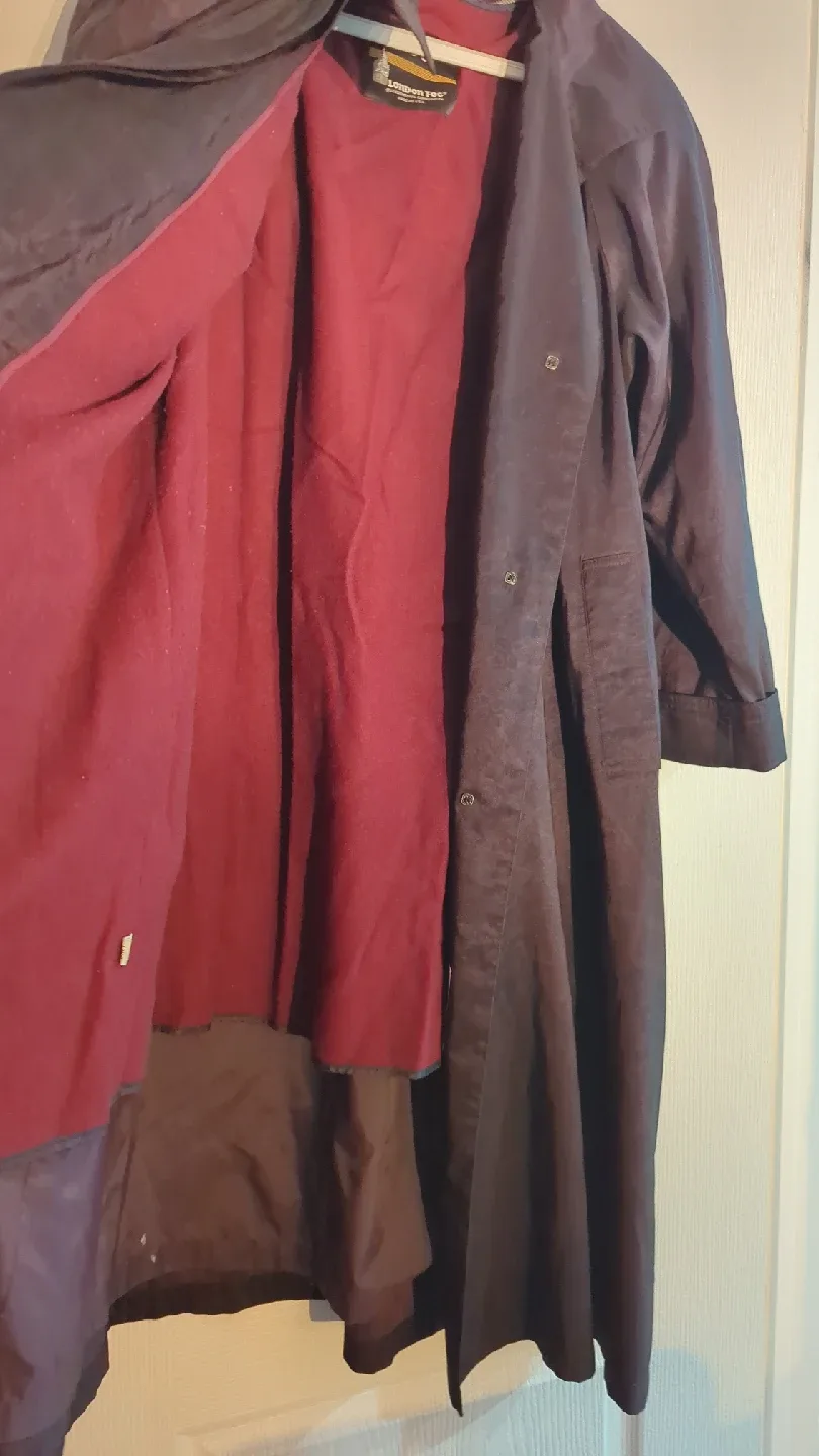 London Fog Ladies Trench Coat - Size medium to large image indicator(10)