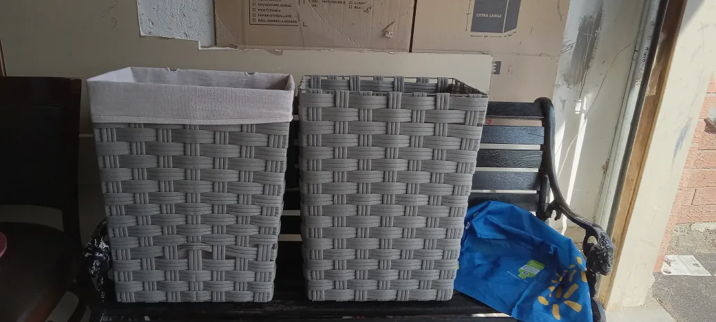 Woven Storage Baskets - Set of 2 image indicator(2)