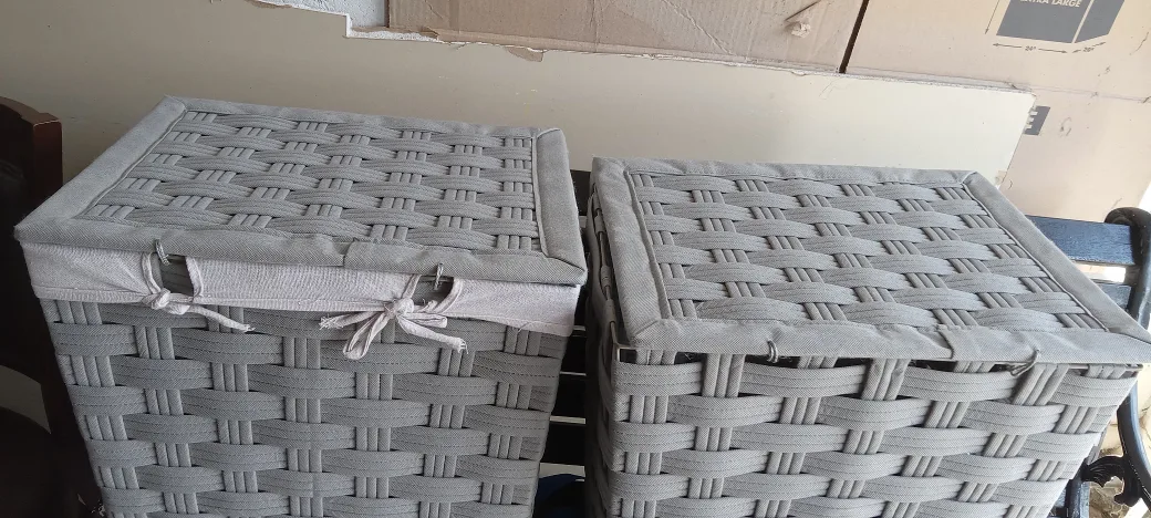 Woven Storage Baskets - Set of 2 image indicator(5)