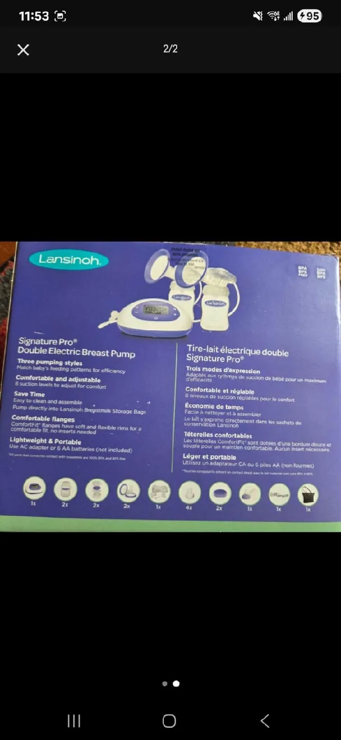 Lansinoh Signature Pro Double Electric Breast Pump image indicator(2)