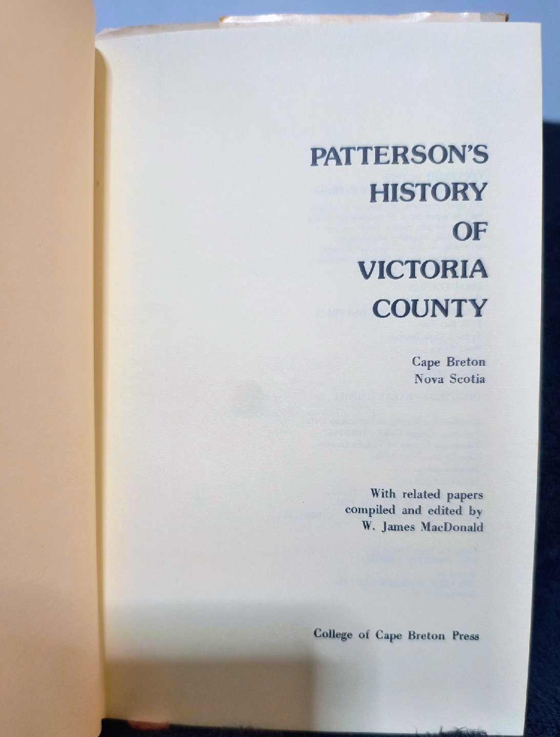 Patterson's History of Victoria County Book - photo 2