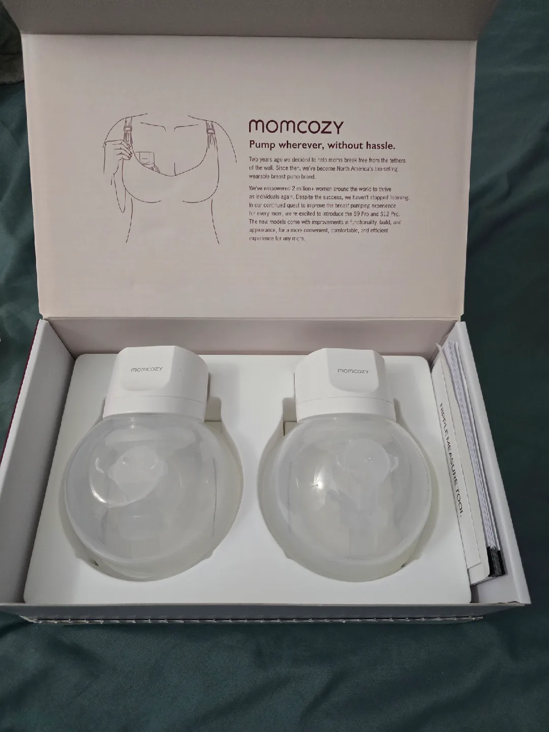 Momcozy S12 Pro Wearable Breast Pump - Like New! image indicator(3)