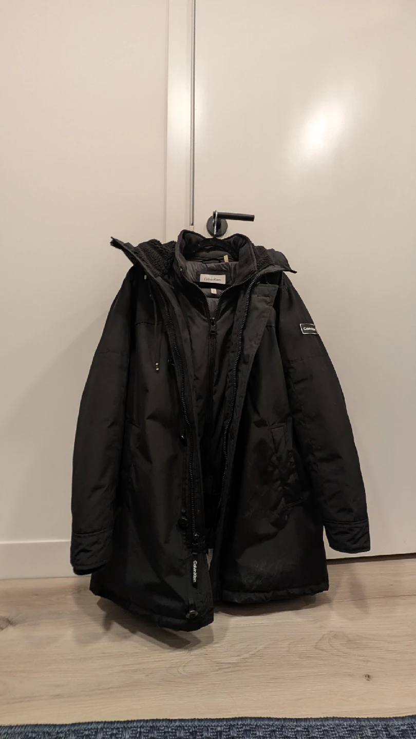 Calvin Klein Black Parka - Sorona Aura Insulation Large
