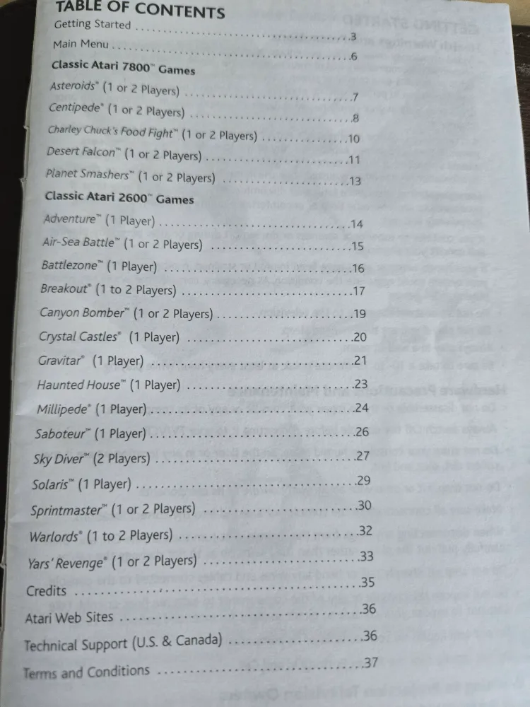 Atari Flashback Mini 7800 Classic Game Console image indicator(2)
