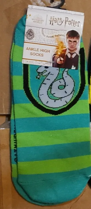 Harry Potter Slytherin Ankle High Socks