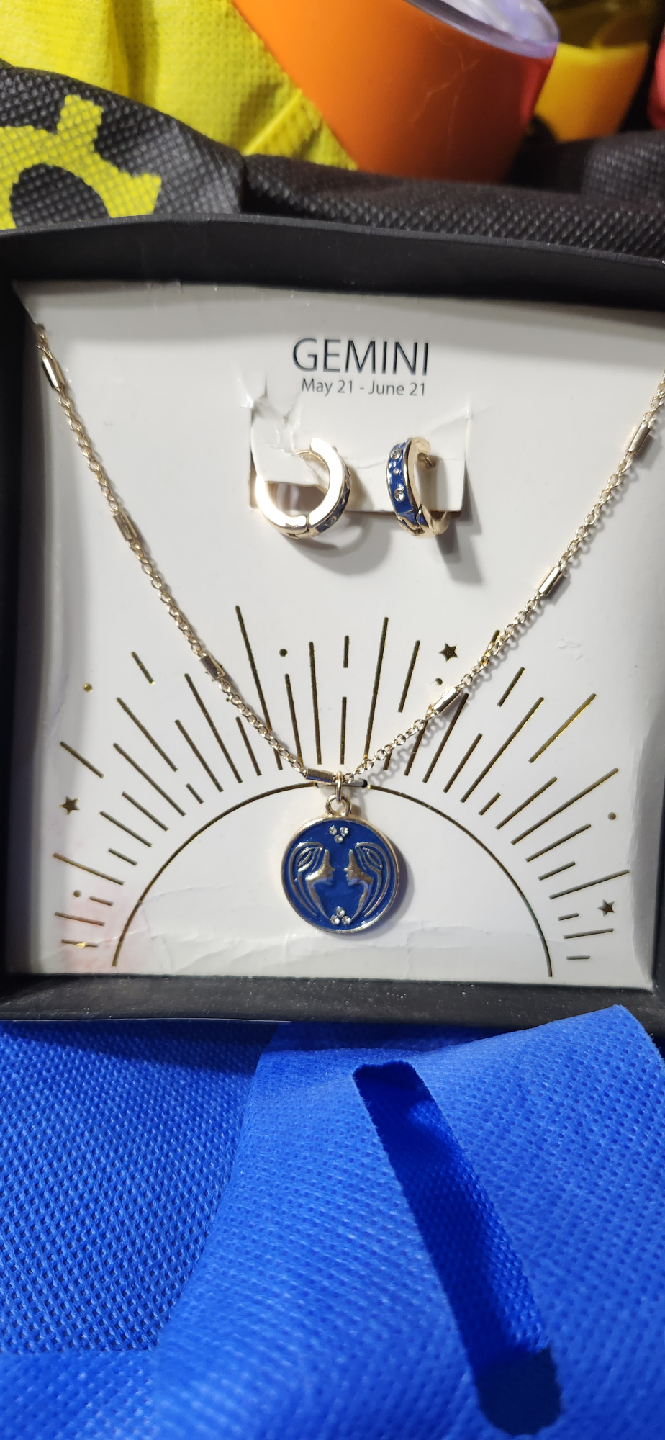 Gemini Necklace & Earring Set - May 21 to June 21