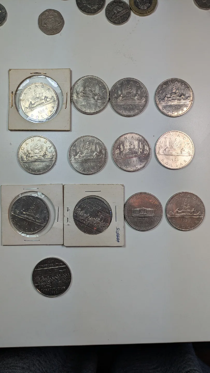 Canadian Dollar and 50 cent collection pre 1990 image indicator(2)