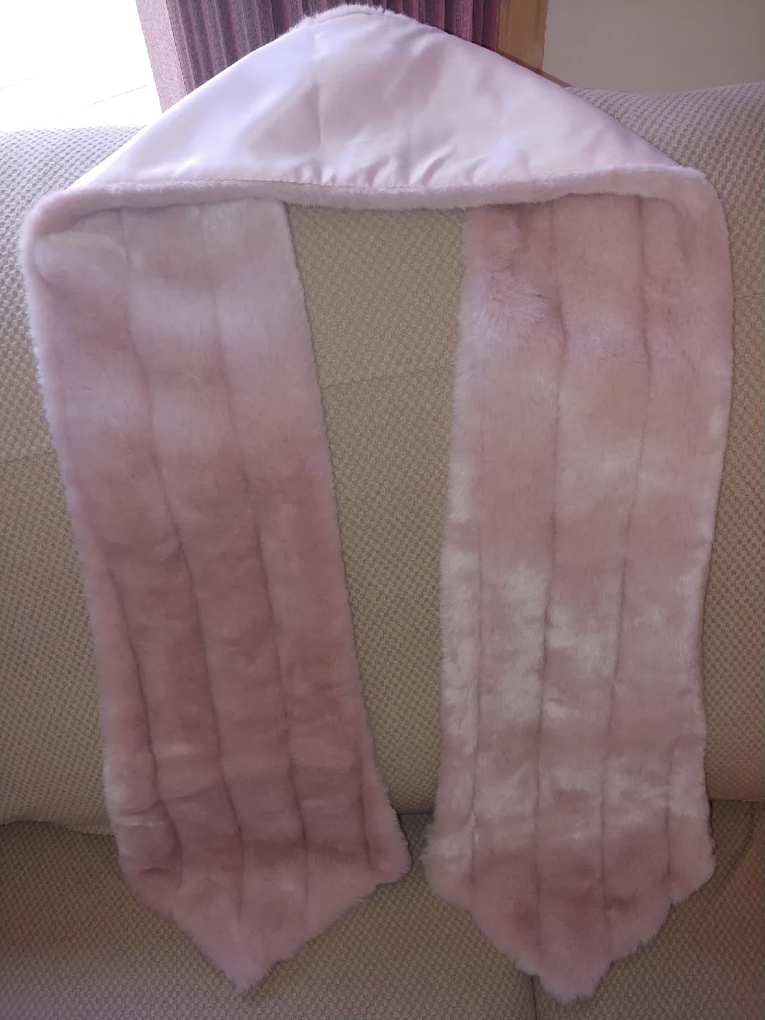 Pink Faux Fur Scarf - Collection XIIX LTD thumbnail