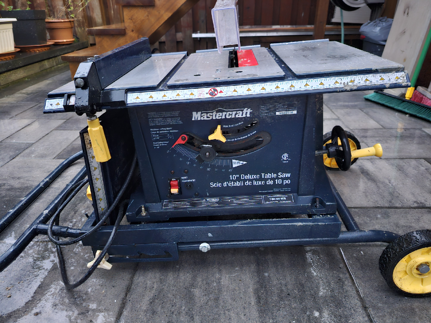 Mastercraft 10" Deluxe Table Saw