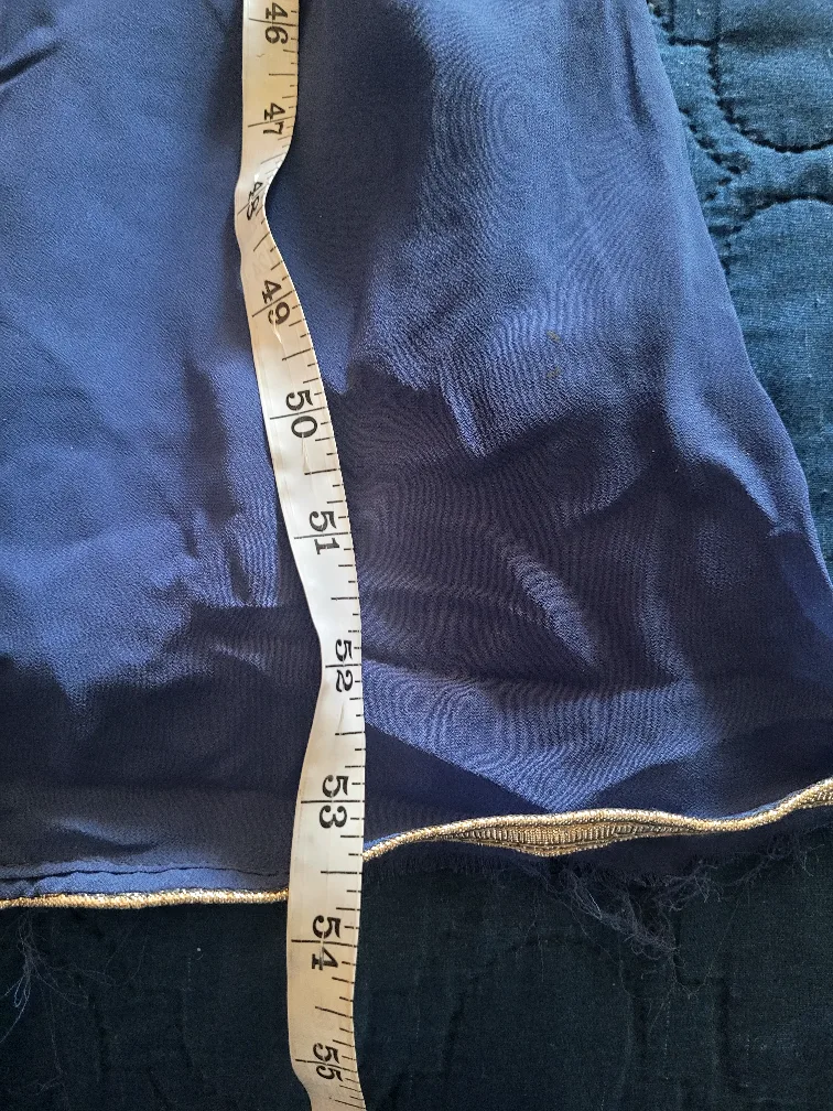 Blue Embroidered Kurti Dress image indicator(5)