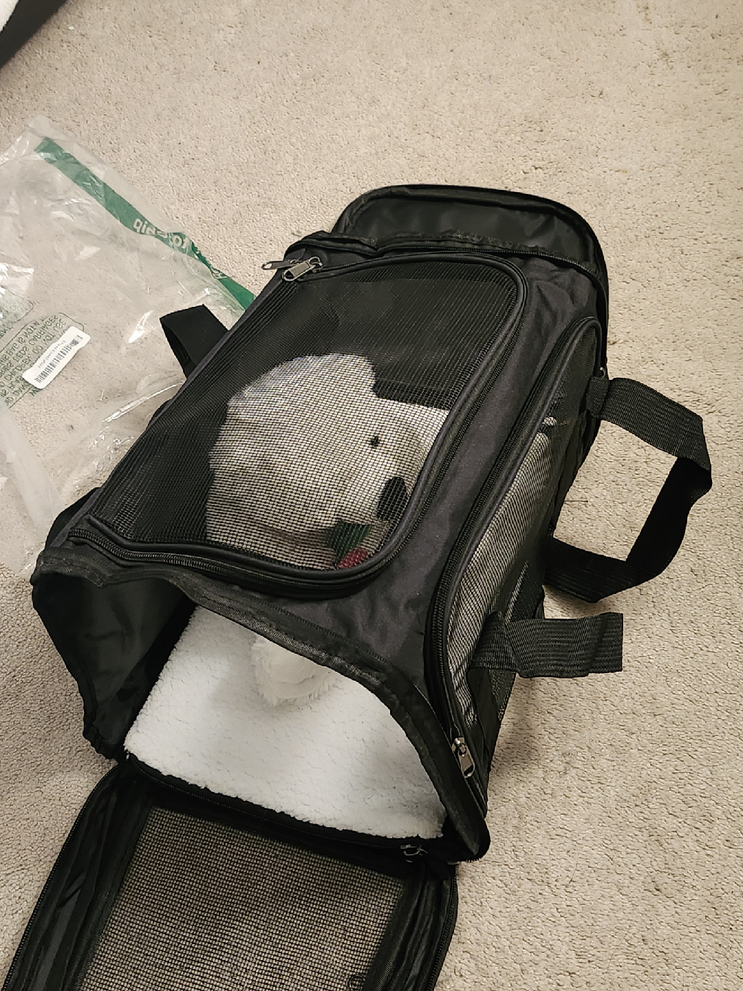 New Black Soft-Sided Pet Carrier - photo 3