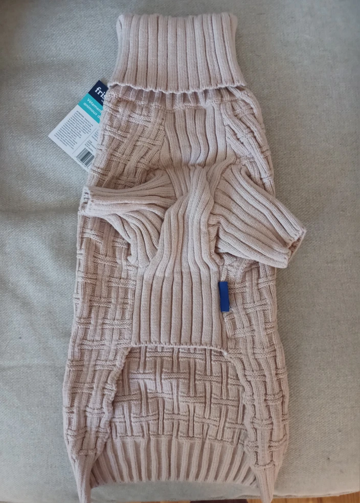 Frisco Dog Turtleneck Sweater - Size Large - photo 2