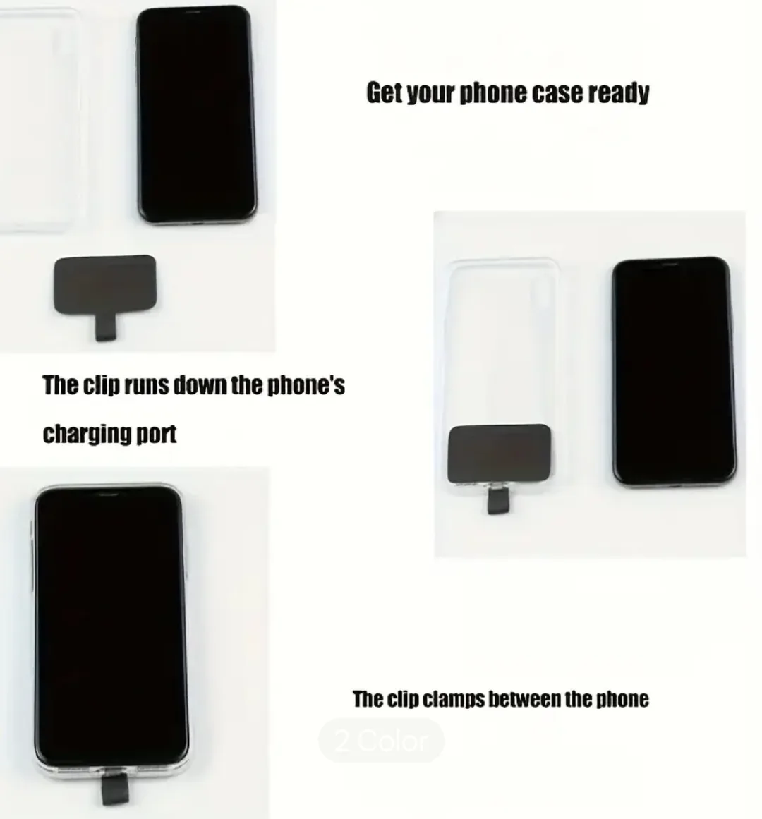 Phone Case Strap Lanyard - Black Universal image indicator(3)