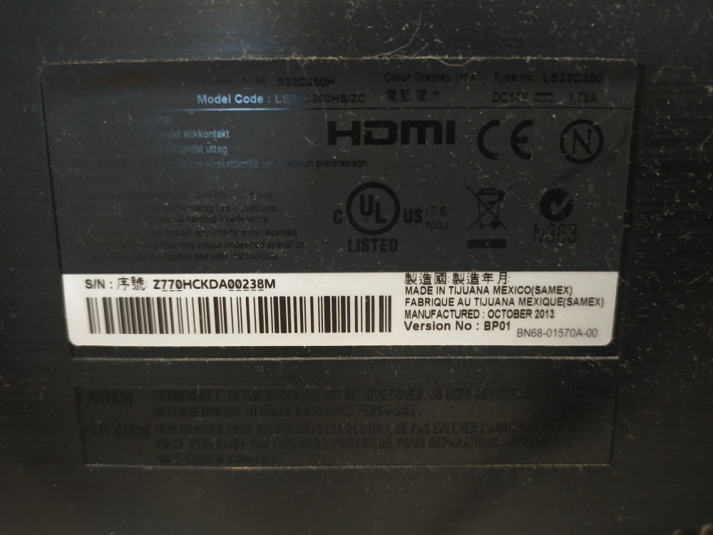 Samsung S22C350H 22 inch Monitor - photo 3