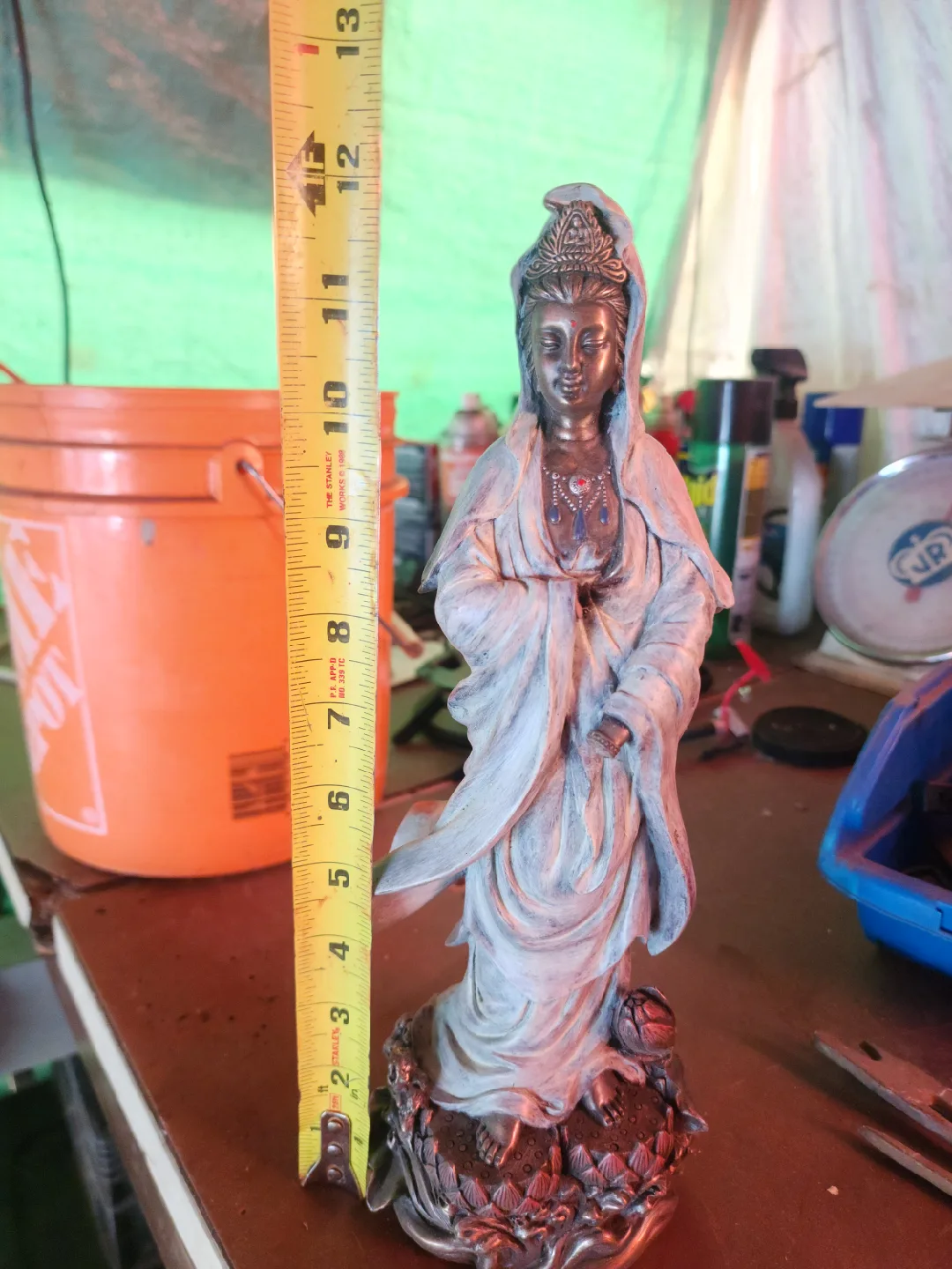 Kuan Yin Statue - Approx. 13" Tall image indicator(2)