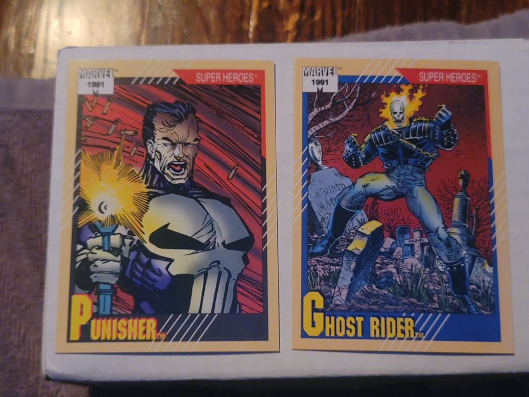 Marvel 1991 Impel Super Heroes Trading Cards
