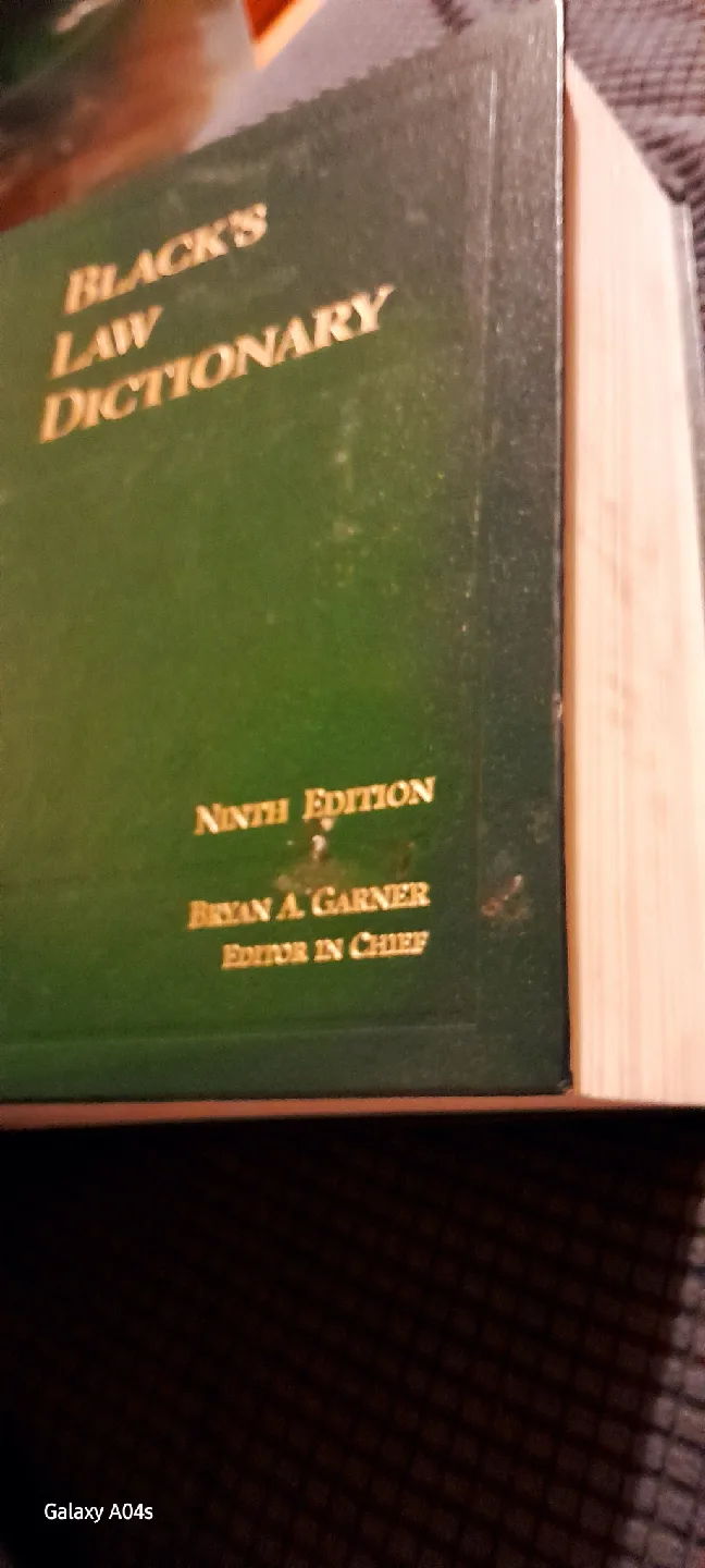 🥕Black's Law Dictionary Ninth Edition image indicator(4)