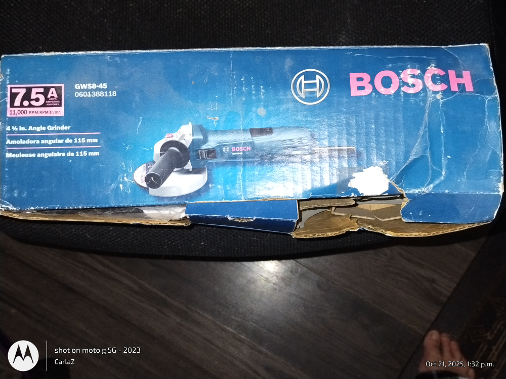 Bosch GWS8-45 Angle Grinder - 4 1/2 inch - photo 2