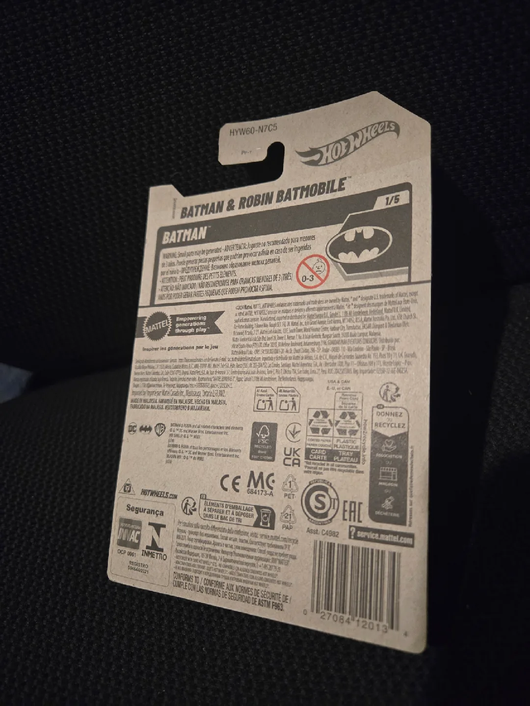 Hot Wheels Batman & Robin Batmobile image indicator(2)