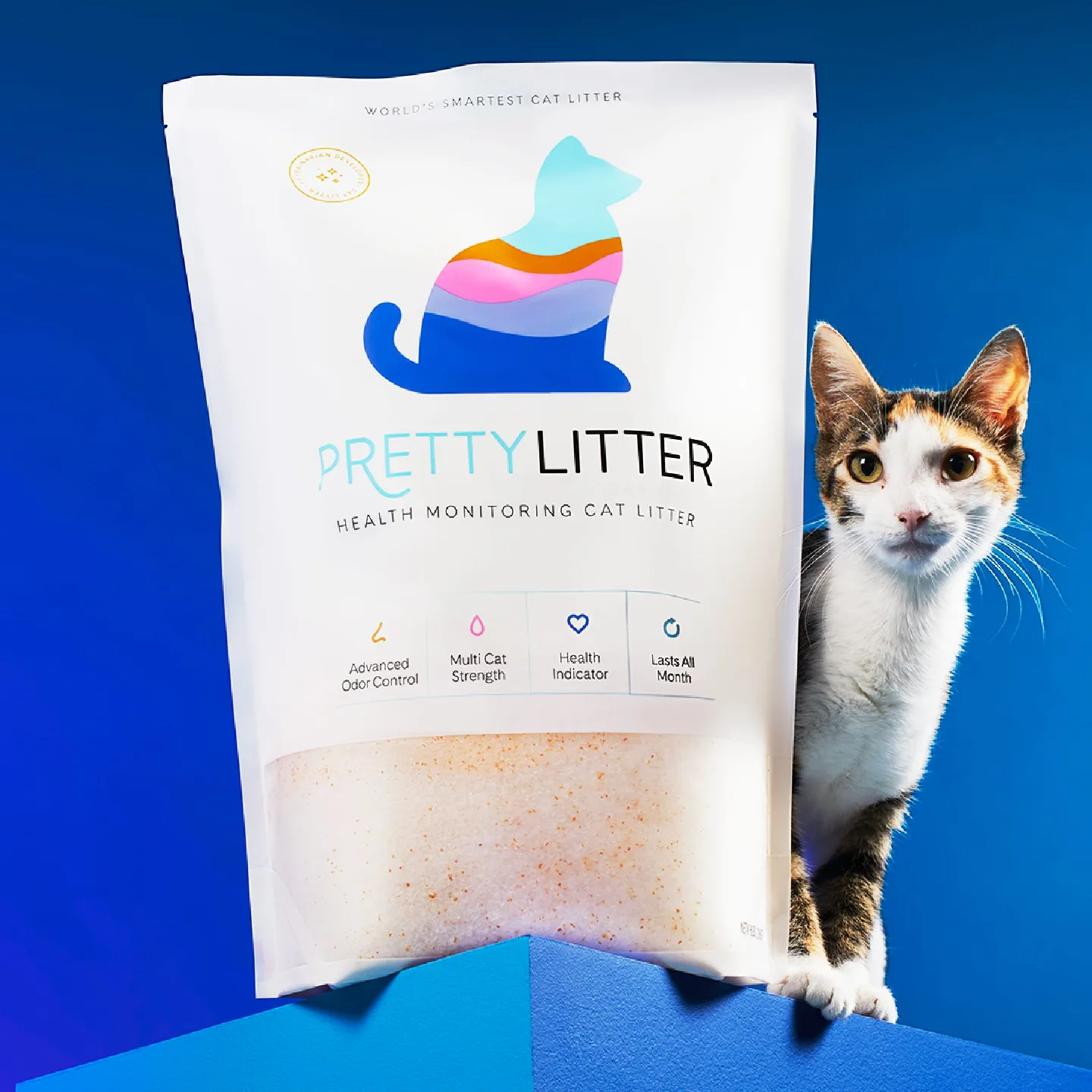 PrettyLitter Health Monitoring Cat Litter, 6LB bags thumbnail