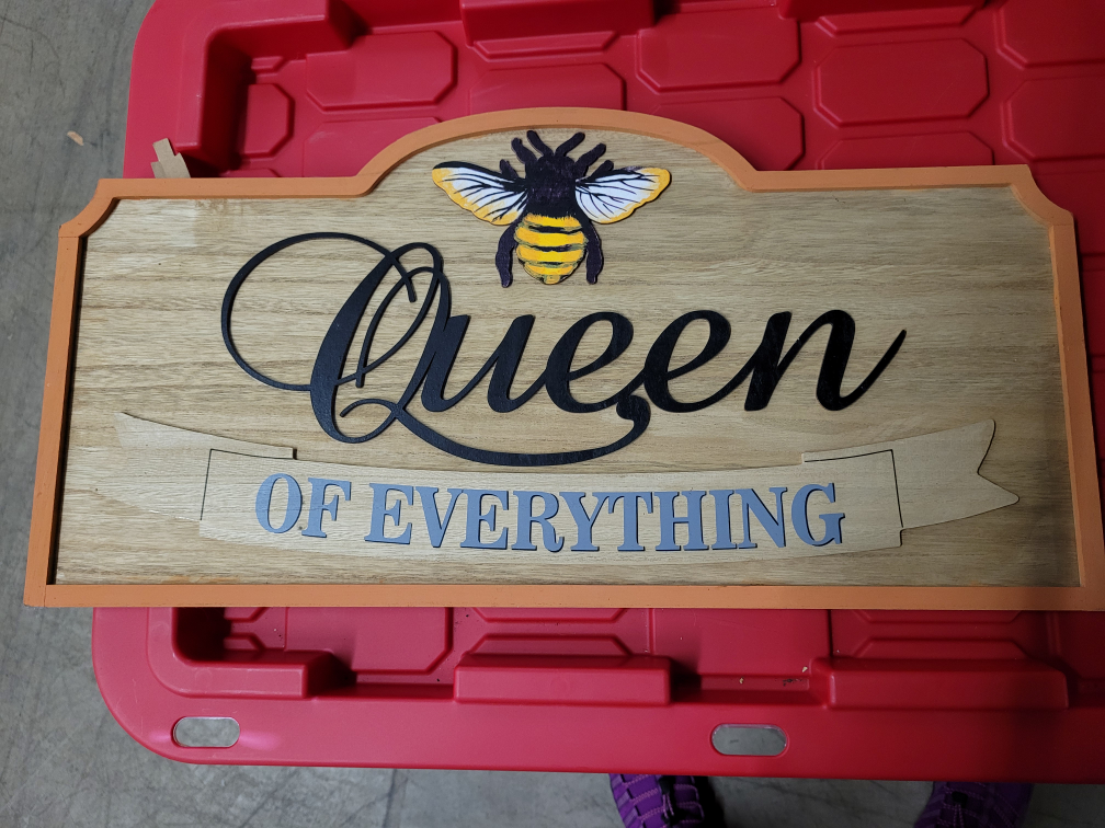 Queen of Everything - Decorative Sign 🥕🥕