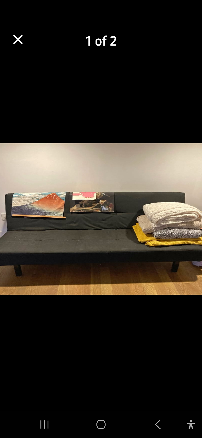 Black Futon Sofa Bed