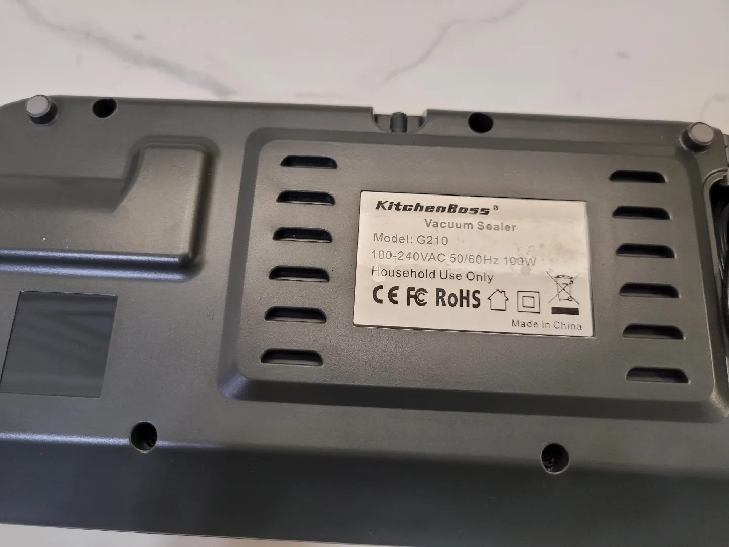 KitchenBoss G210 Vacuum Sealer image indicator(3)