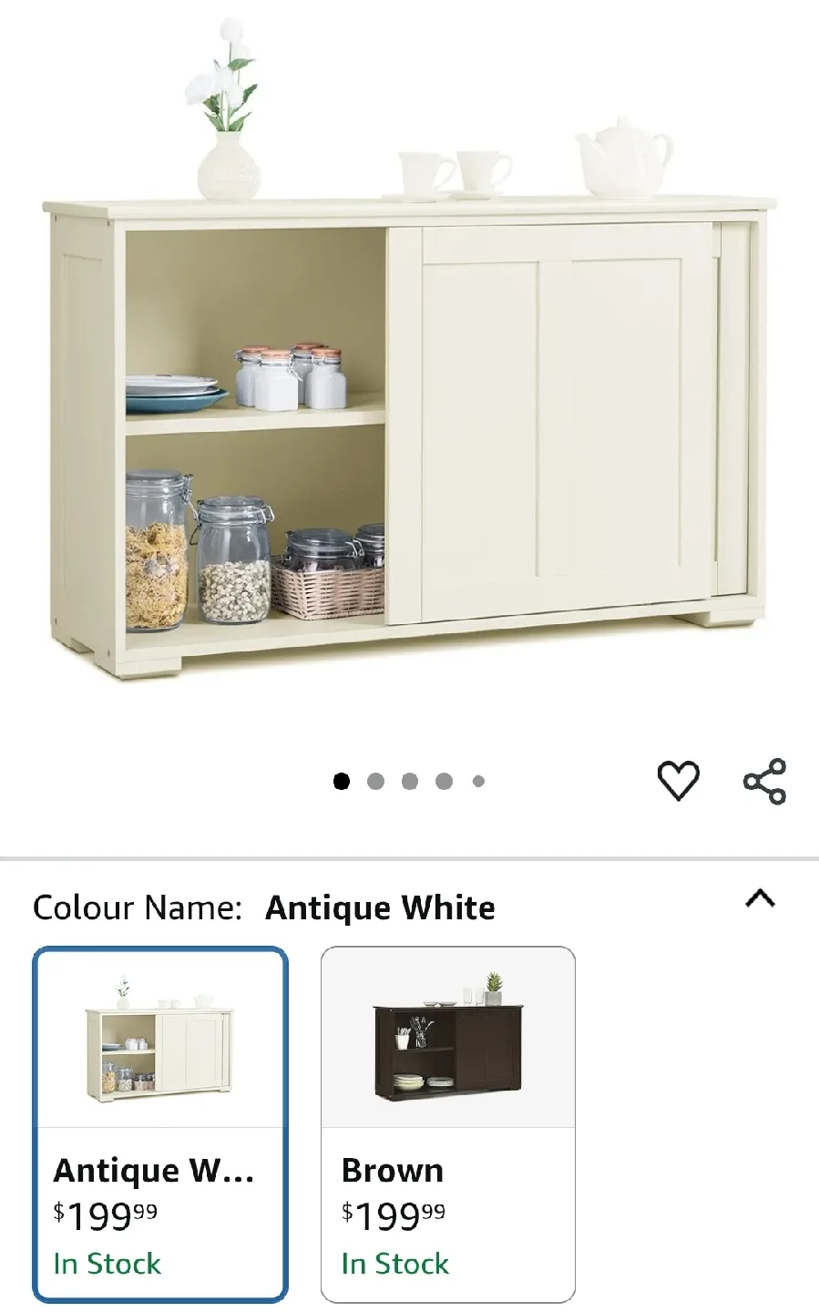 Kitchen Sideboard with Sliding Doors image indicator(10)
