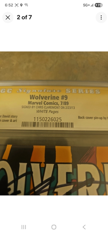 Wolverine #9 Marvel Comic Book - photo 2