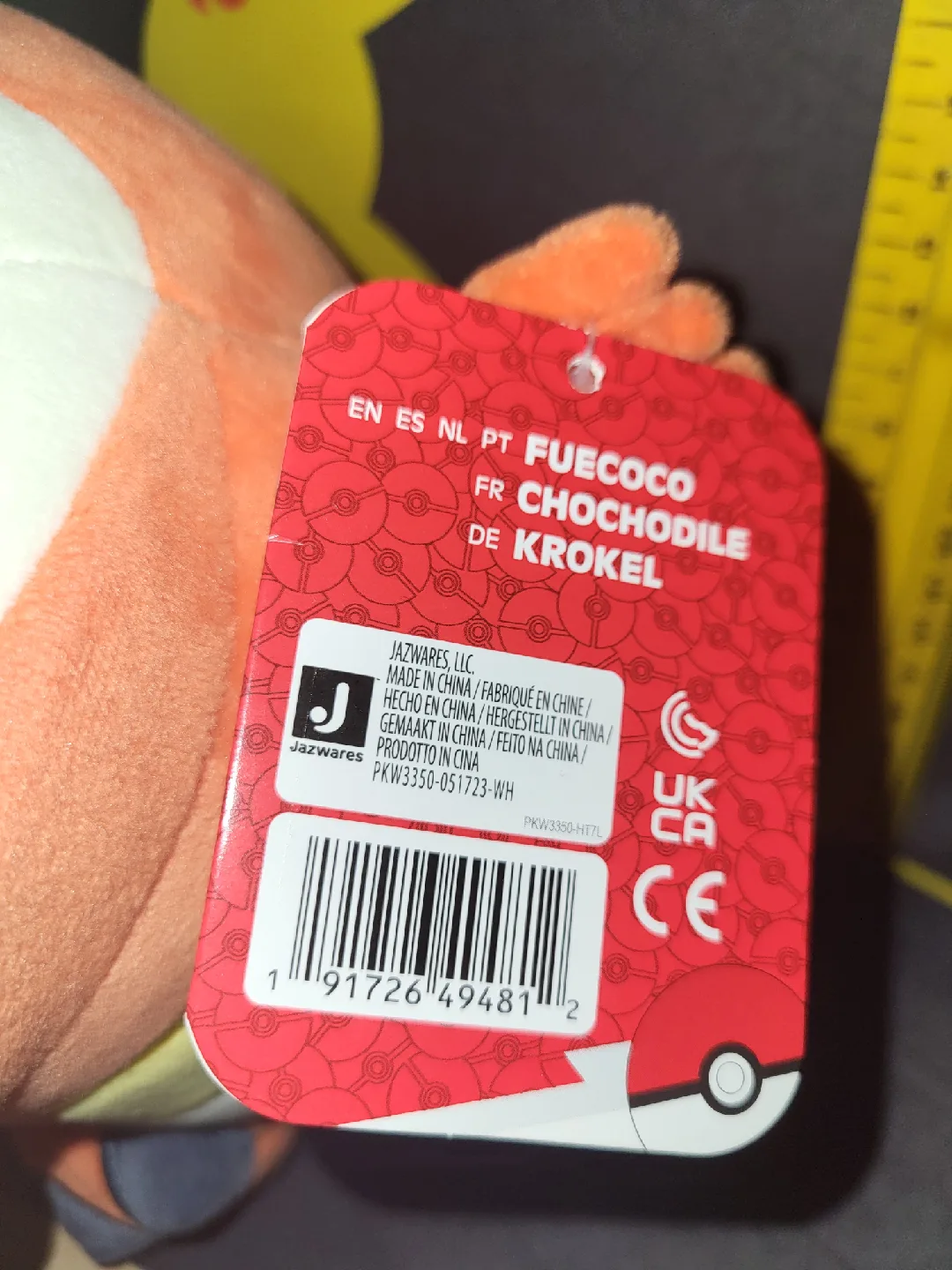 2023 Jazwares Pokemon Plush: Fuecoco image indicator(6)