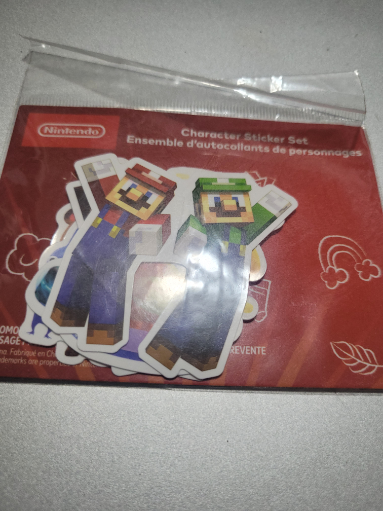 Nintendo Character Sticker Set