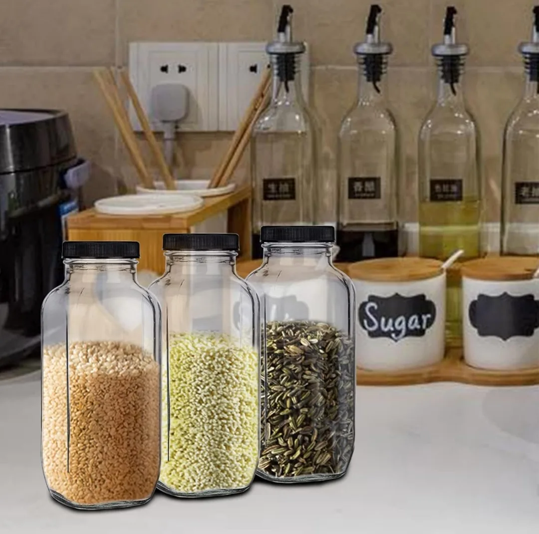 17 oz Glass Spice Jars - Set of 11 image indicator(7)