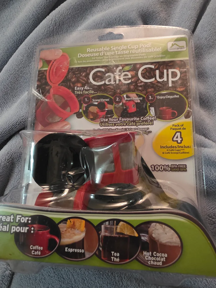 Cafe Cup Reusable K-Cup Pods (4-Pack)