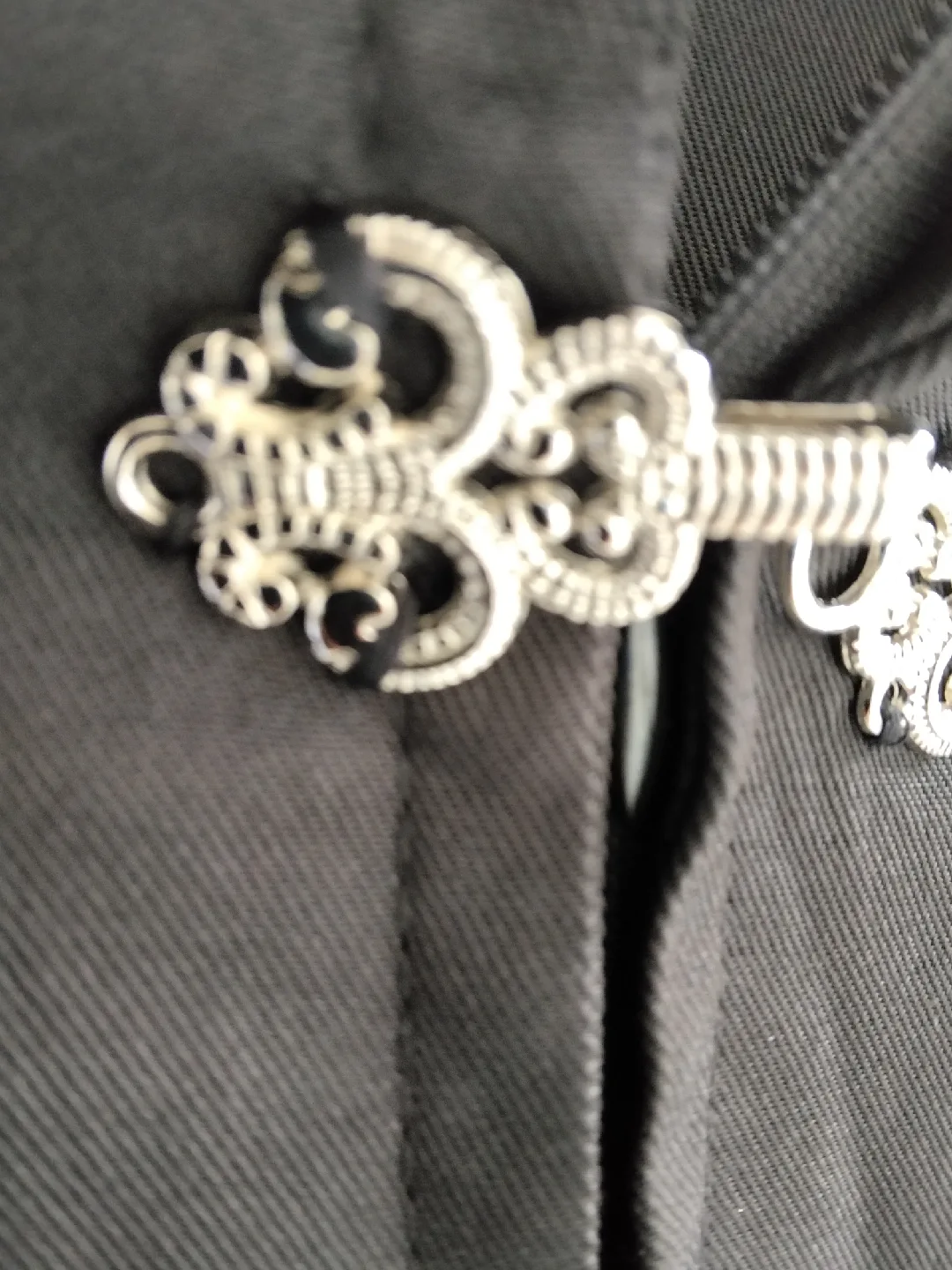 Black  Vampire Warlock Halllween costume unisex image indicator(3)