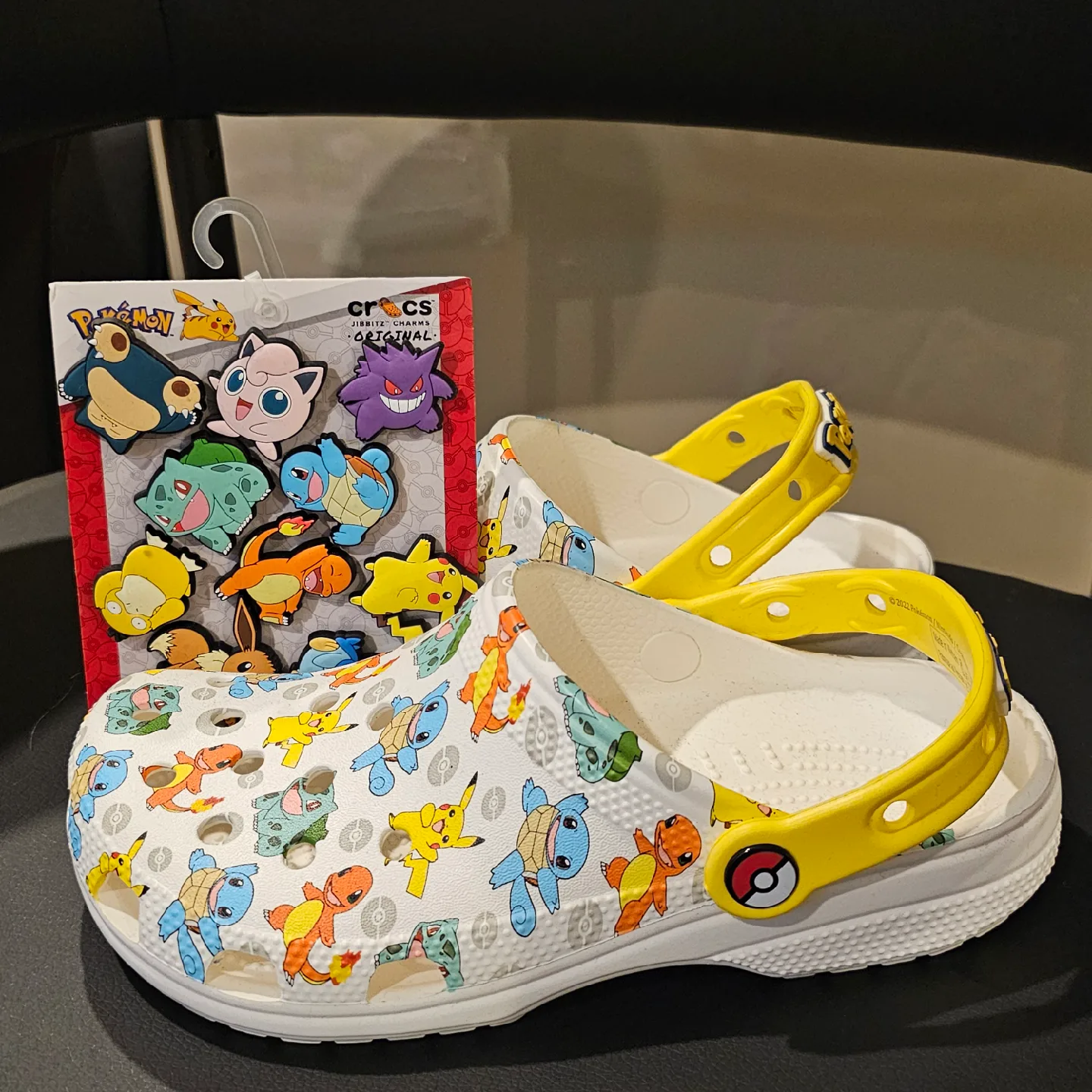 Pokémon Crocs with Pack of Charms - Size 4 men's/6 women's