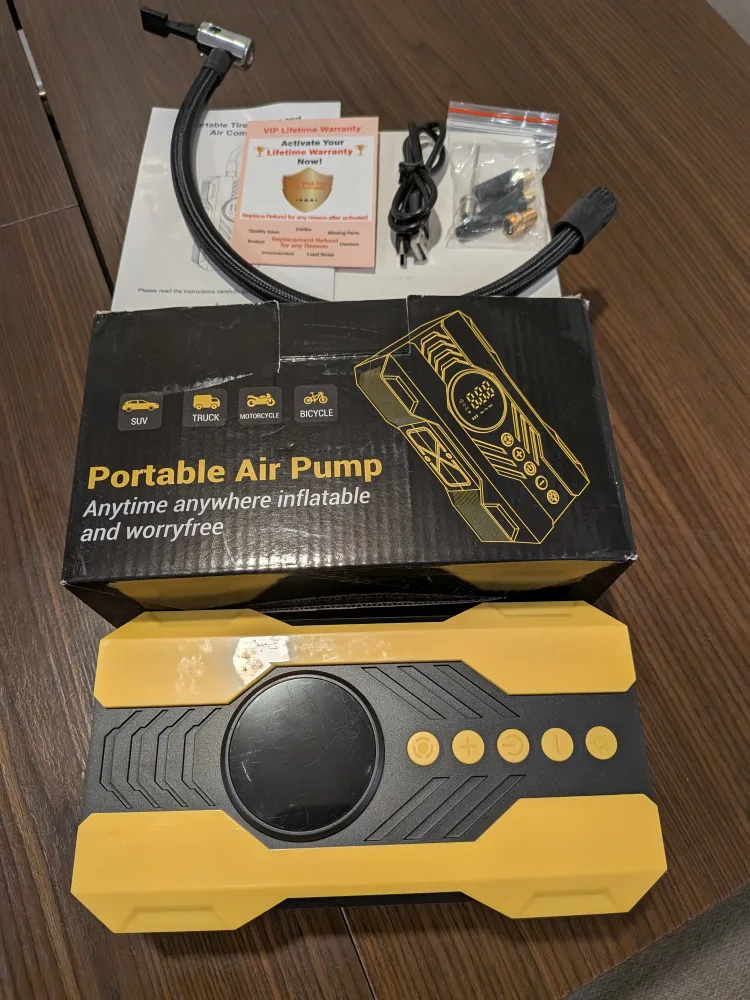 Kalyoosen Portable Tire Inflator Air Pump image indicator(2)