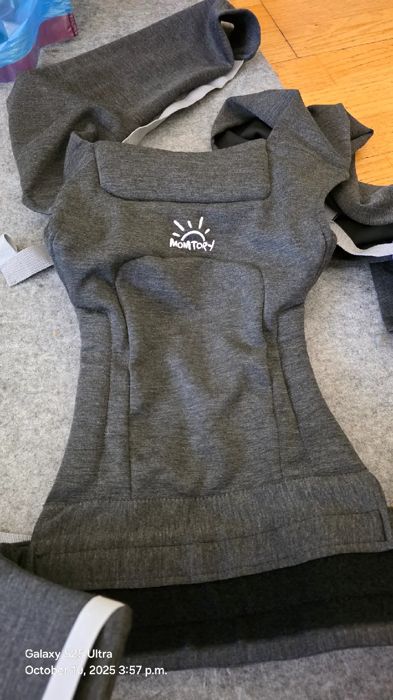 MOMTORY Baby Carrier - Deep Grey image indicator(2)