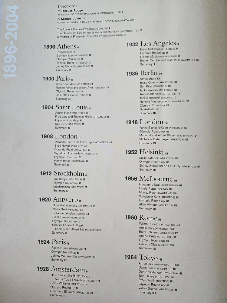 Olympics: Athens to Athens 1896-2004 Hardcover Book image indicator(4)