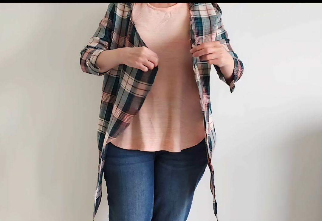 Plaid Cardigan  (Medium) - photo 2