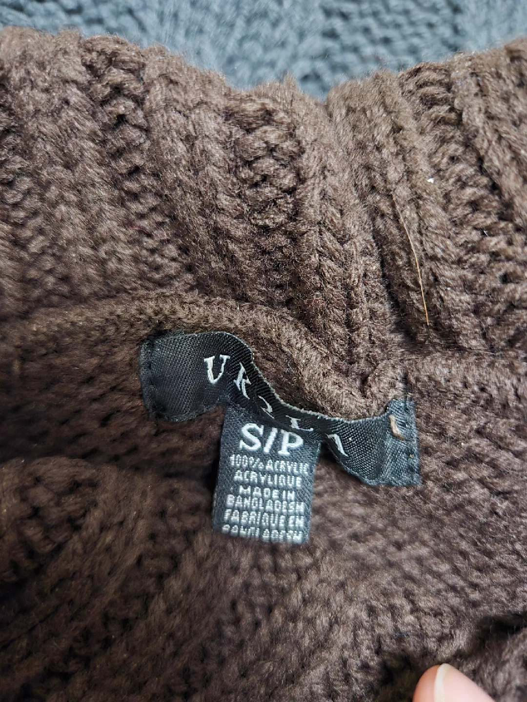 Ursula Brown Knit Dress - Size S (youth) image indicator(3)