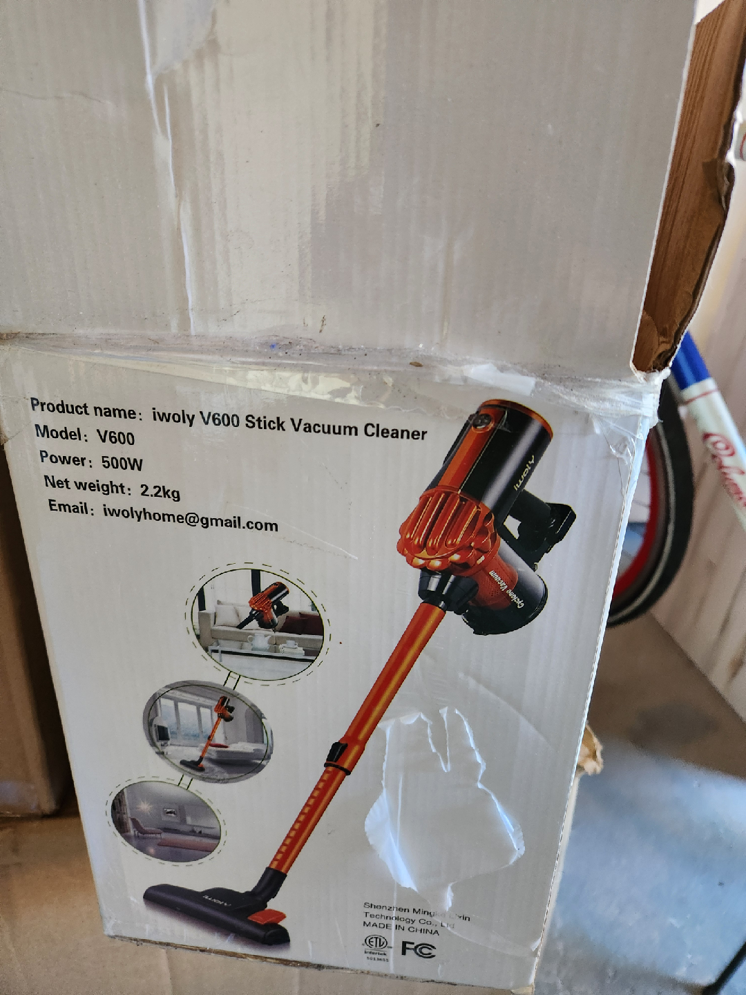 Iwoly V600 Stick Vacuum Cleaner