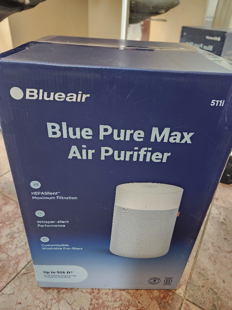 Blueair Blue Pure Max 511i Air Purifier - New in Box - photo 2