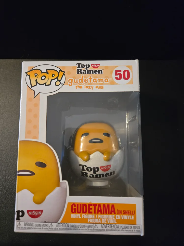 Funko Pop! Top Ramen Gudetama (in Shell) #50 thumbnail
