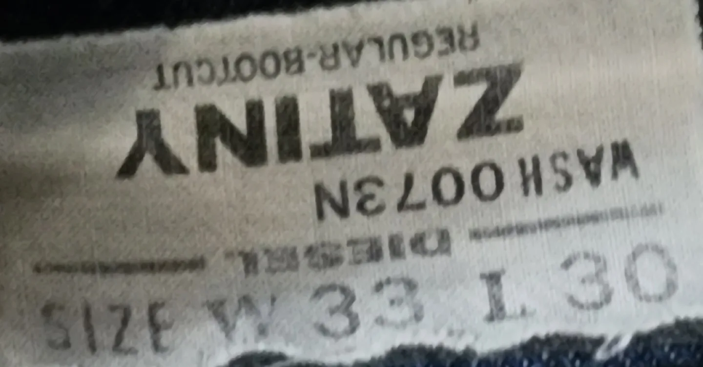 Diesel Zatiny Boot Cut Jeans W:33 L:30(Pickup only) $55 firm image indicator(7)