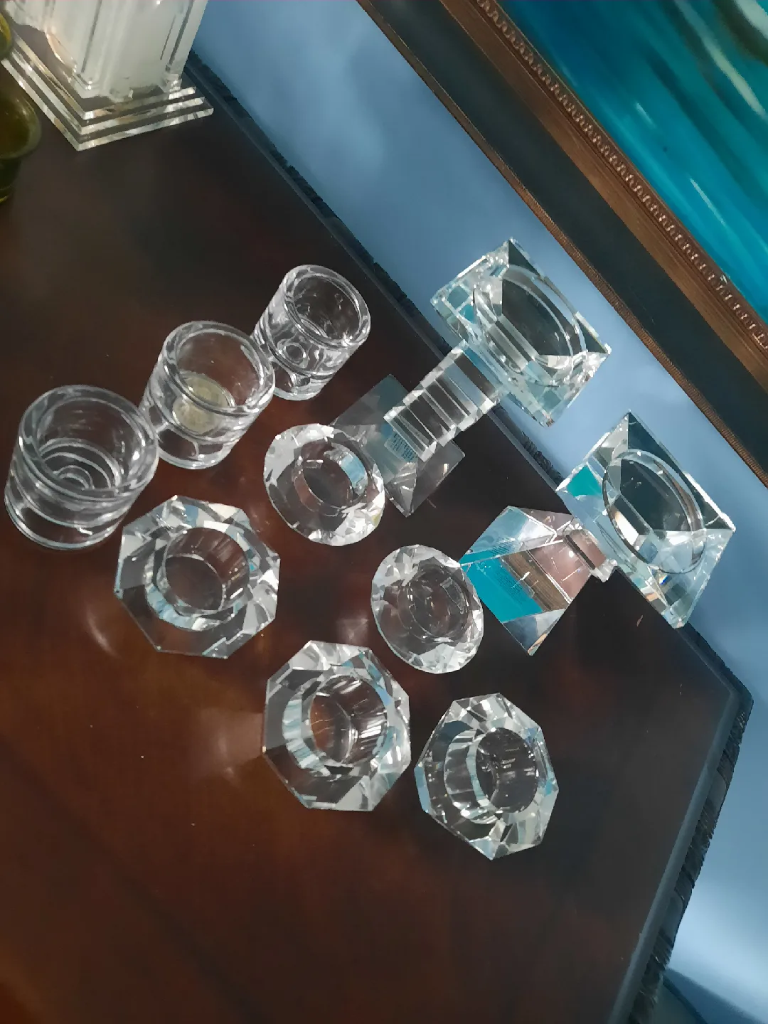 Crystal Candle Holders & Votive Set image indicator(3)