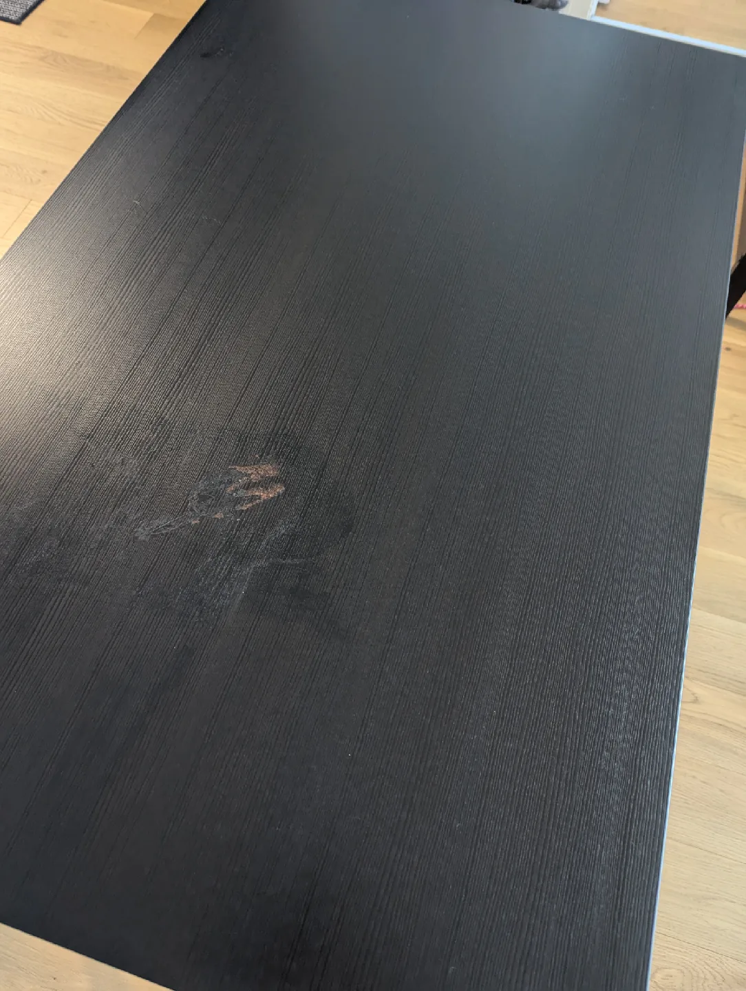 IKEA Black Chair and Table Set image indicator(6)