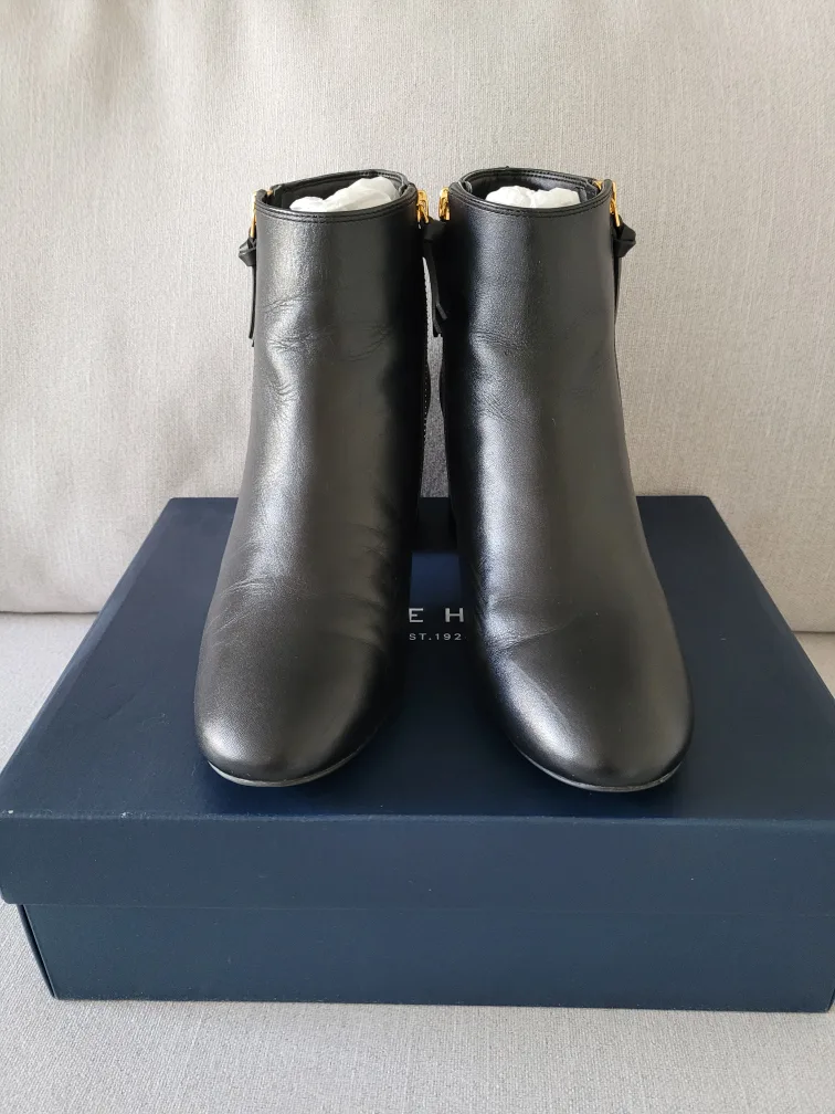 Cole Haan Saylor Grnd Bootie II - Size 8.5 - Black Leather image indicator(2)