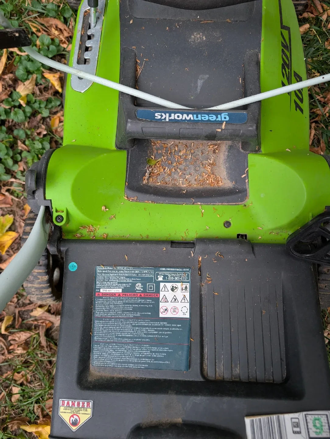 Greenworks 120V 10A Cordless Lawn Mower image indicator(3)