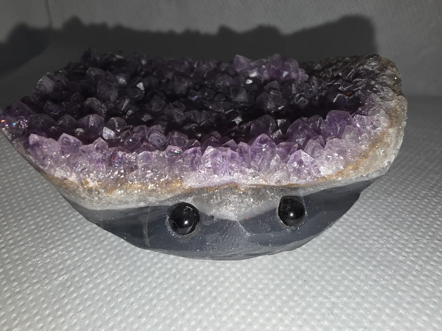Amethyst Crystal Cluster hedgehog thumbnail